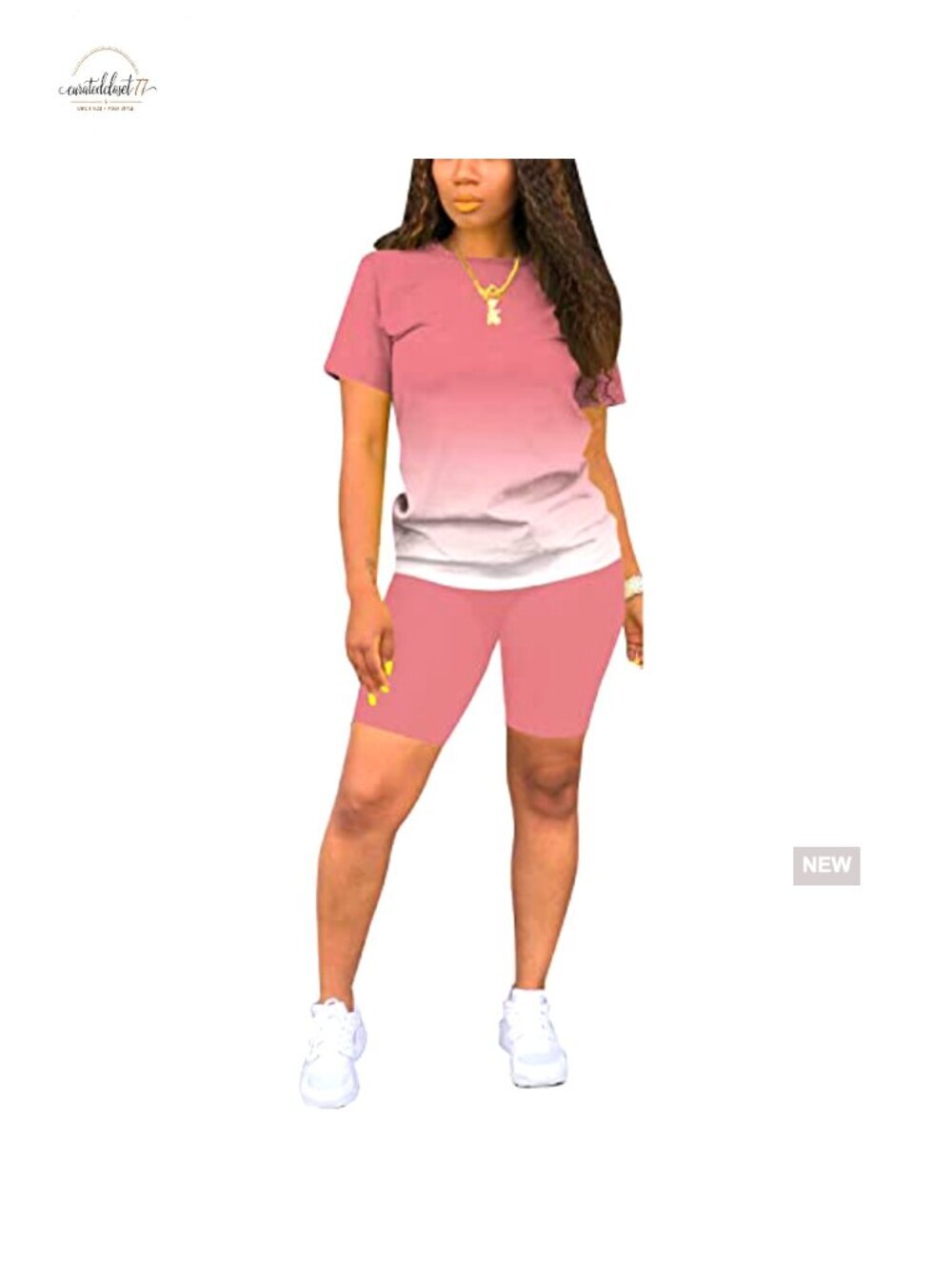 Summer Sweatsuit Set, Polyester Spandex, X-Large, Tracksuit - Picture 2 of 5